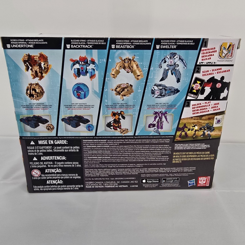 Transformers RID Robots in Disguise (2016) Mini-Con 4-Pack Swelter Undertone New - Picture 5 of 8